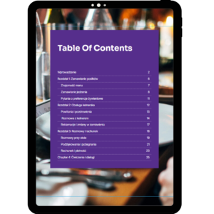 E-book Angielski na wakacjach: W RESTAURACJI